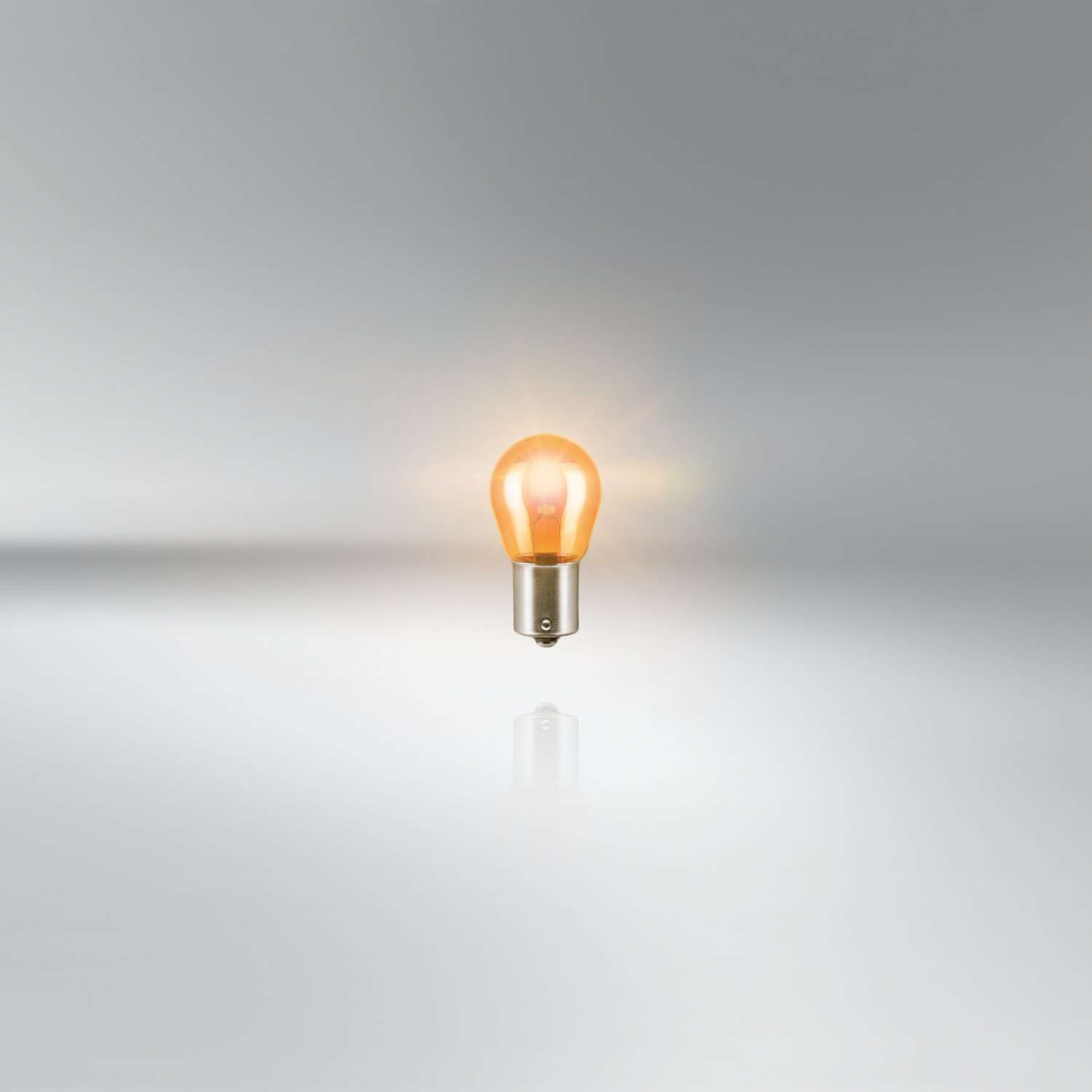 Osram Lampe mit Metallsockel Glühlampe PY21W BAU15s 12V 21W 1 Stück