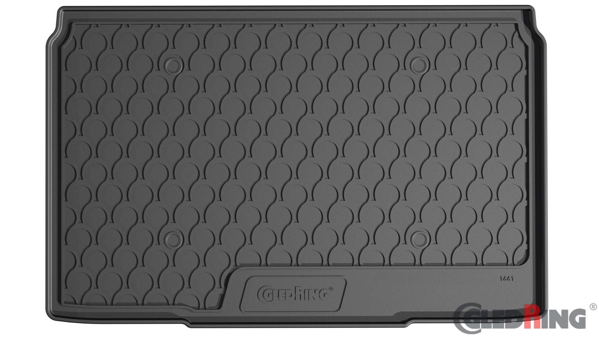 Original Gledring Premium Gummi Kofferraummatte - OPEL Corsa F 2019->