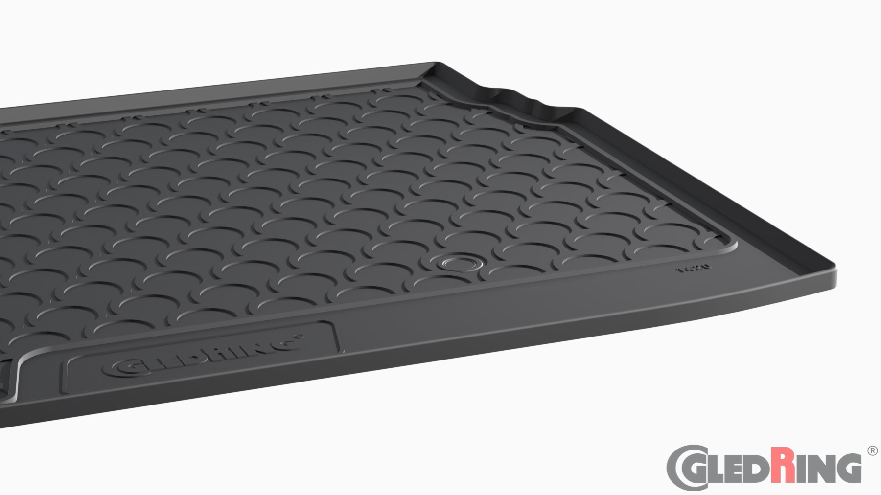 Original Gledring Premium Gummi Kofferraummatte - OPEL Crossland X (Oberer Boden) 2017->