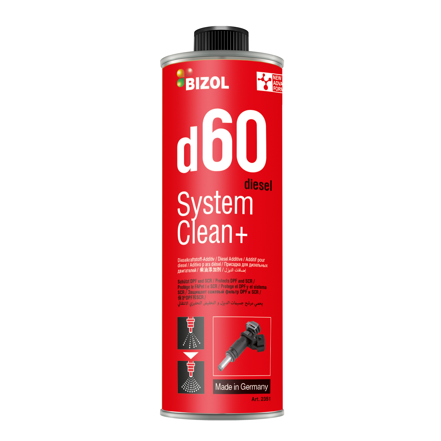 BIZOL Diesel System Clean+ d60 - 250 ml