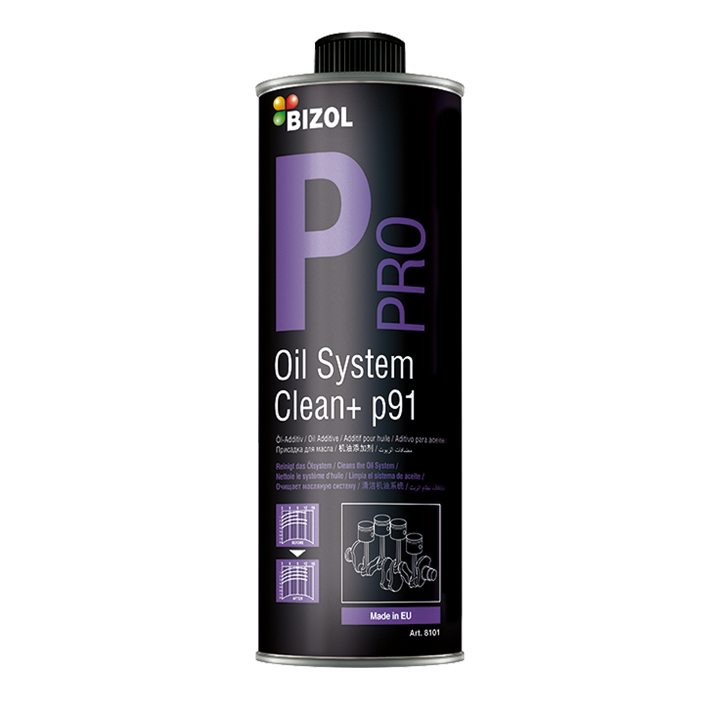 Bizol Pro Oil System Clean+ p91 - 500 ml
