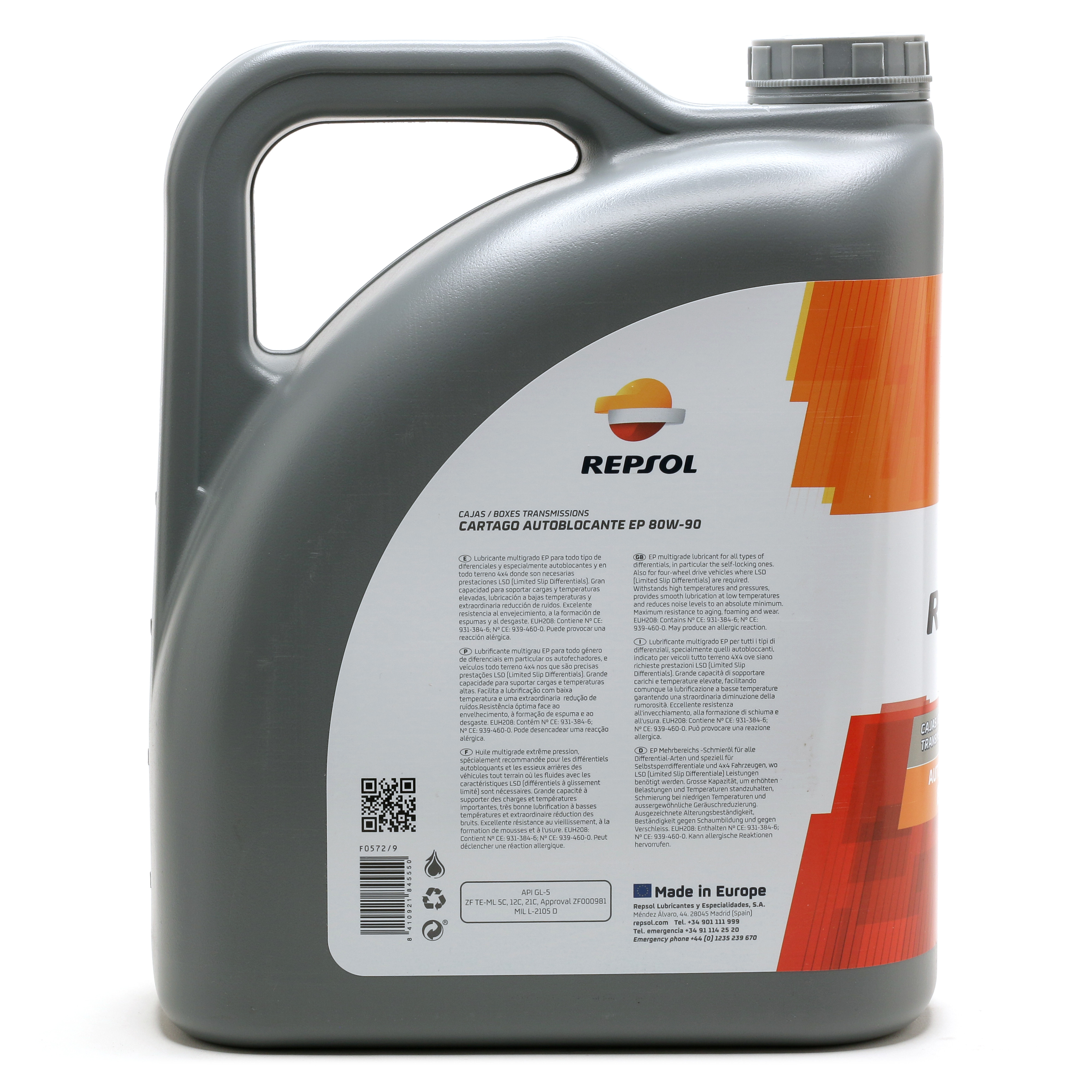 Repsol Getriebeöl CART.EP AUTOBL.80W90 5 Liter