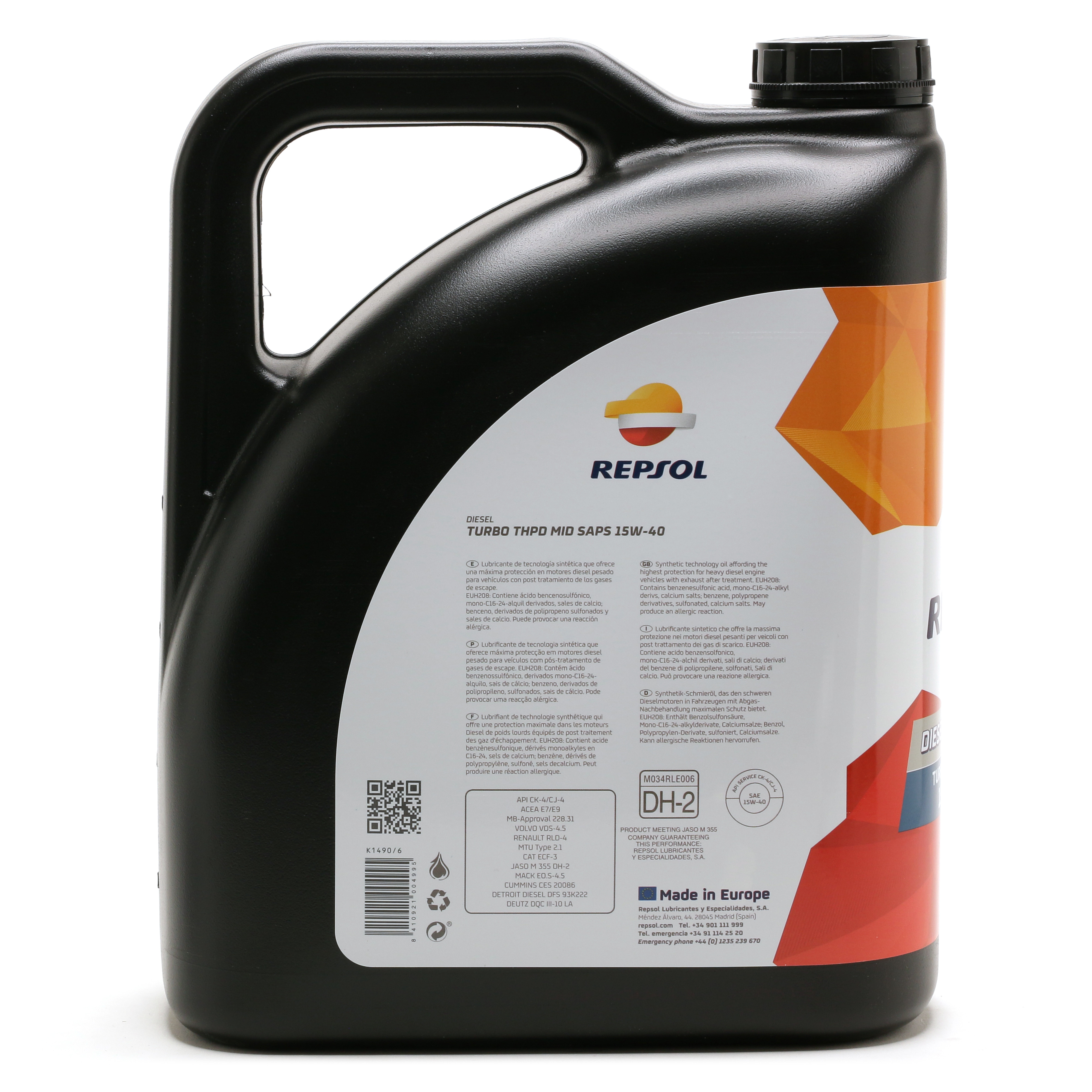 Repsol LKW/ NKW Motoröl GIANT 7630 LS 15W-40 5 Liter