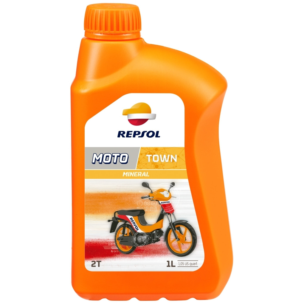 Repsol Motorrad Motoröl RIDER TOWN 2T 1 Liter