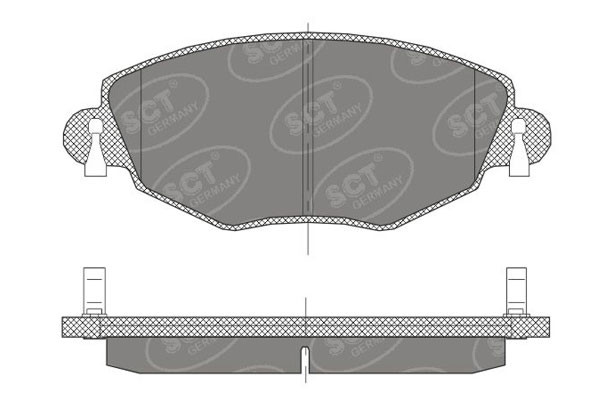 SCT Bremsbeläge SP450PR