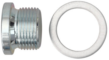 Ölablassschraube M22 x 1,5 x 14,5, mit Dichtring, Stahl verzinkt 1Stk.