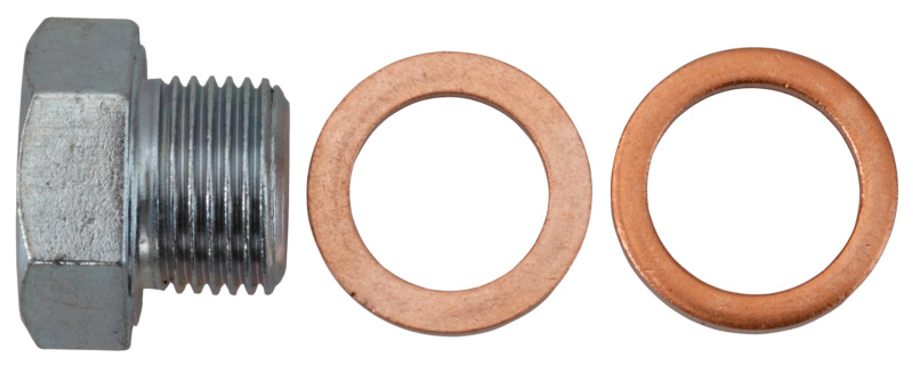 Ölablassschraube R3/8" x 11, mit Dichtring, Stahl verzinkt 1Stk.