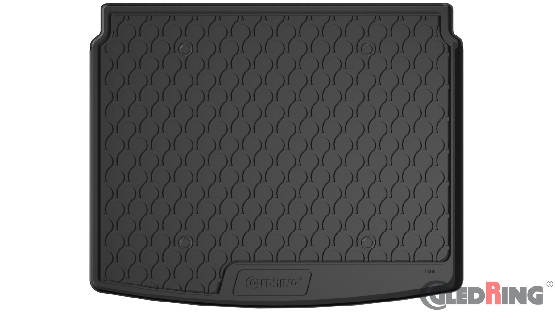 Original Gledring Premium Gummi Kofferraummatte - SEAT Ateca (Oben variabler Boden) 05.2016->