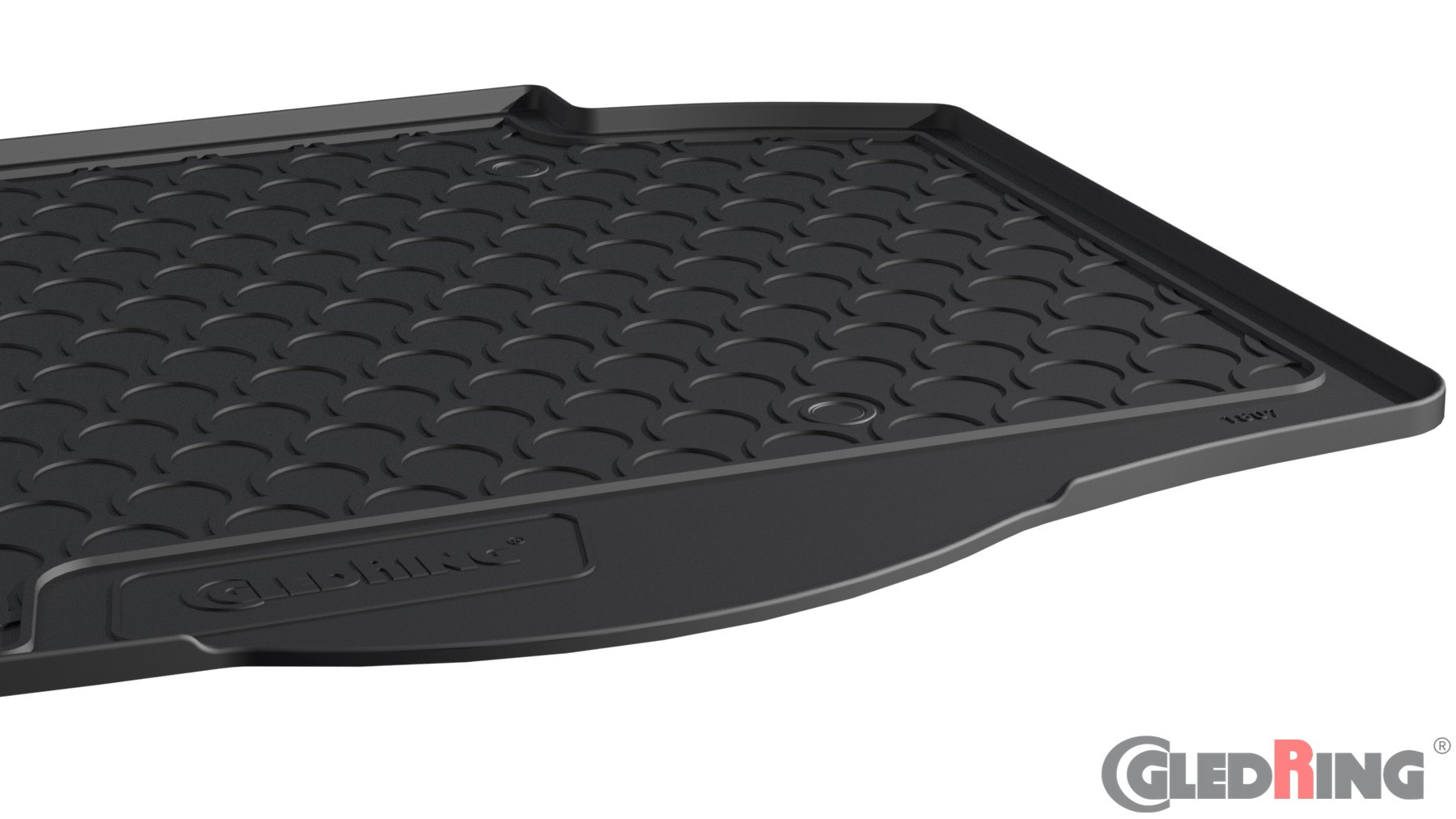 Original Gledring Premium Gummi Kofferraummatte - SEAT Ibiza HB (5-türig/ unterer Boden) 2017->