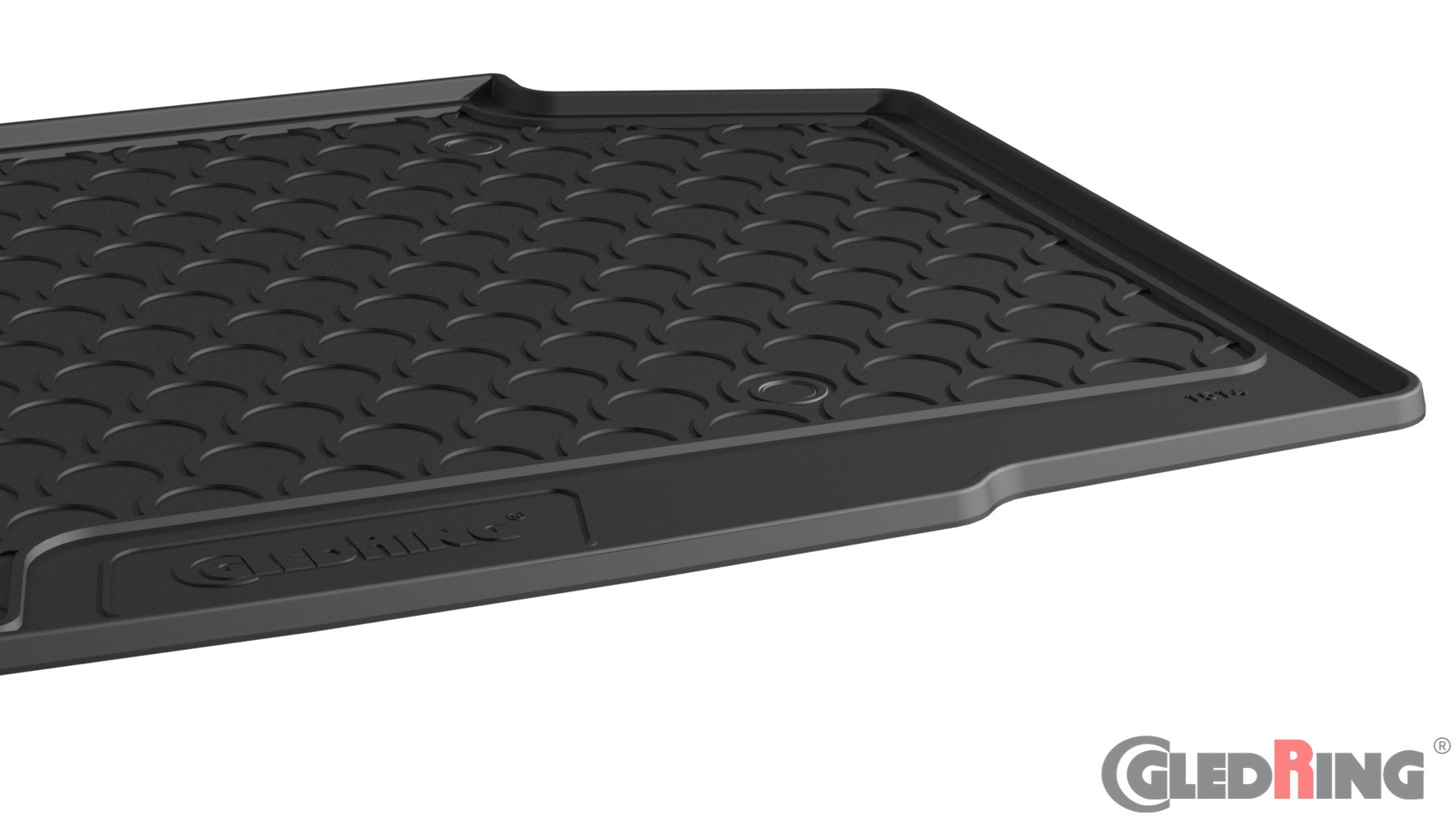 Original Gledring Premium Gummi Kofferraummatte - SKODA Kamiq (Tiefer Boden) 09.2019->