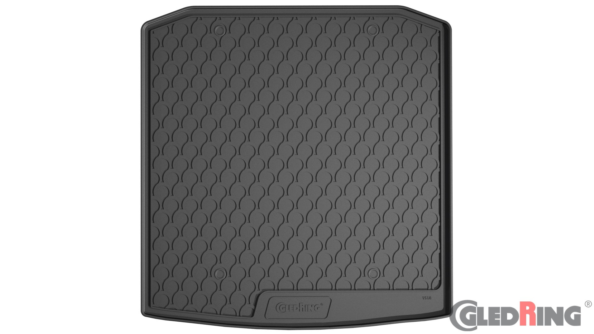 Original Gledring Premium Gummi Kofferraummatte - SKODA Oktavia Kombi (Tiefer Boden) 2020->