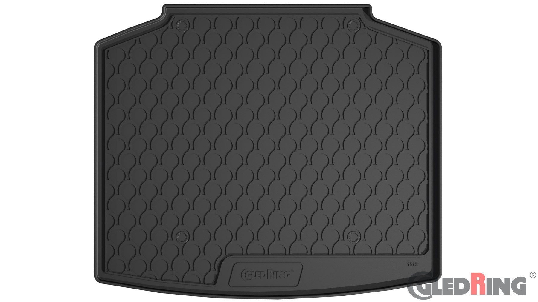 Original Gledring Premium Gummi Kofferraummatte - SKODA Scala (Unterer Boden / Nicht für variablen Boden) 2019->