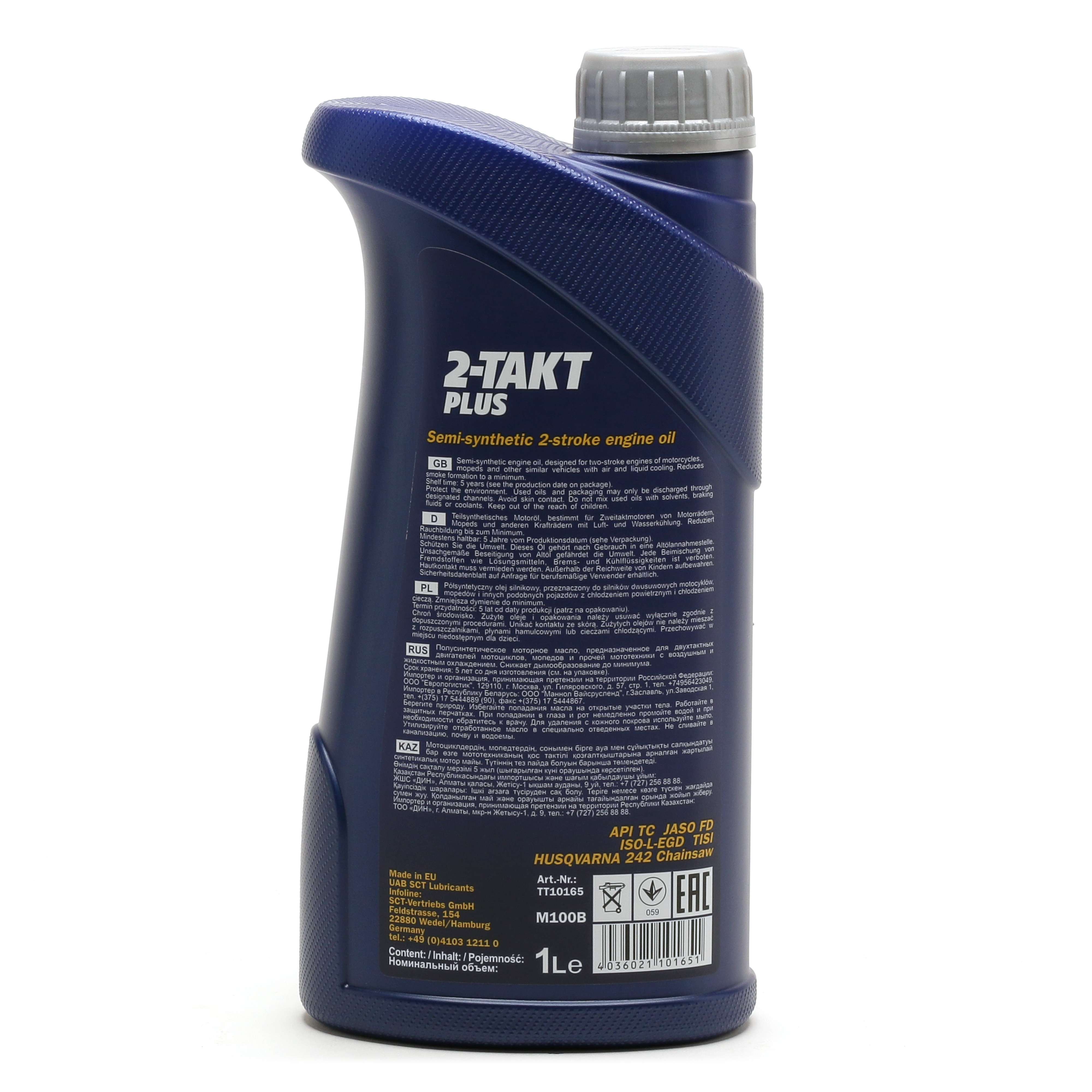 Mannol 7204 2-Takt Plus teilsynthetisches Motoröl 1l Flasche