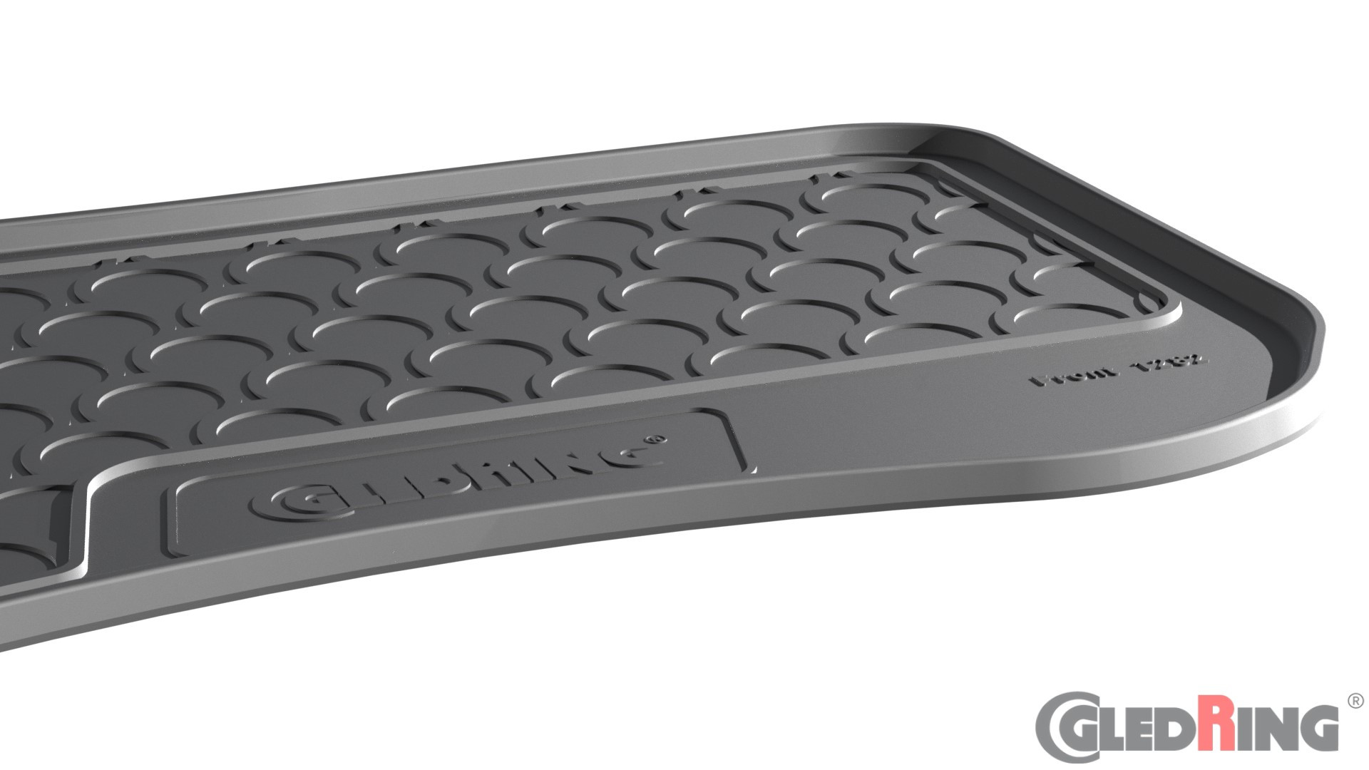 Original Gledring Premium Gummi Kofferraummatte - TESLA Model 3 Sedan (Vorderer Kofferraum) 2018->