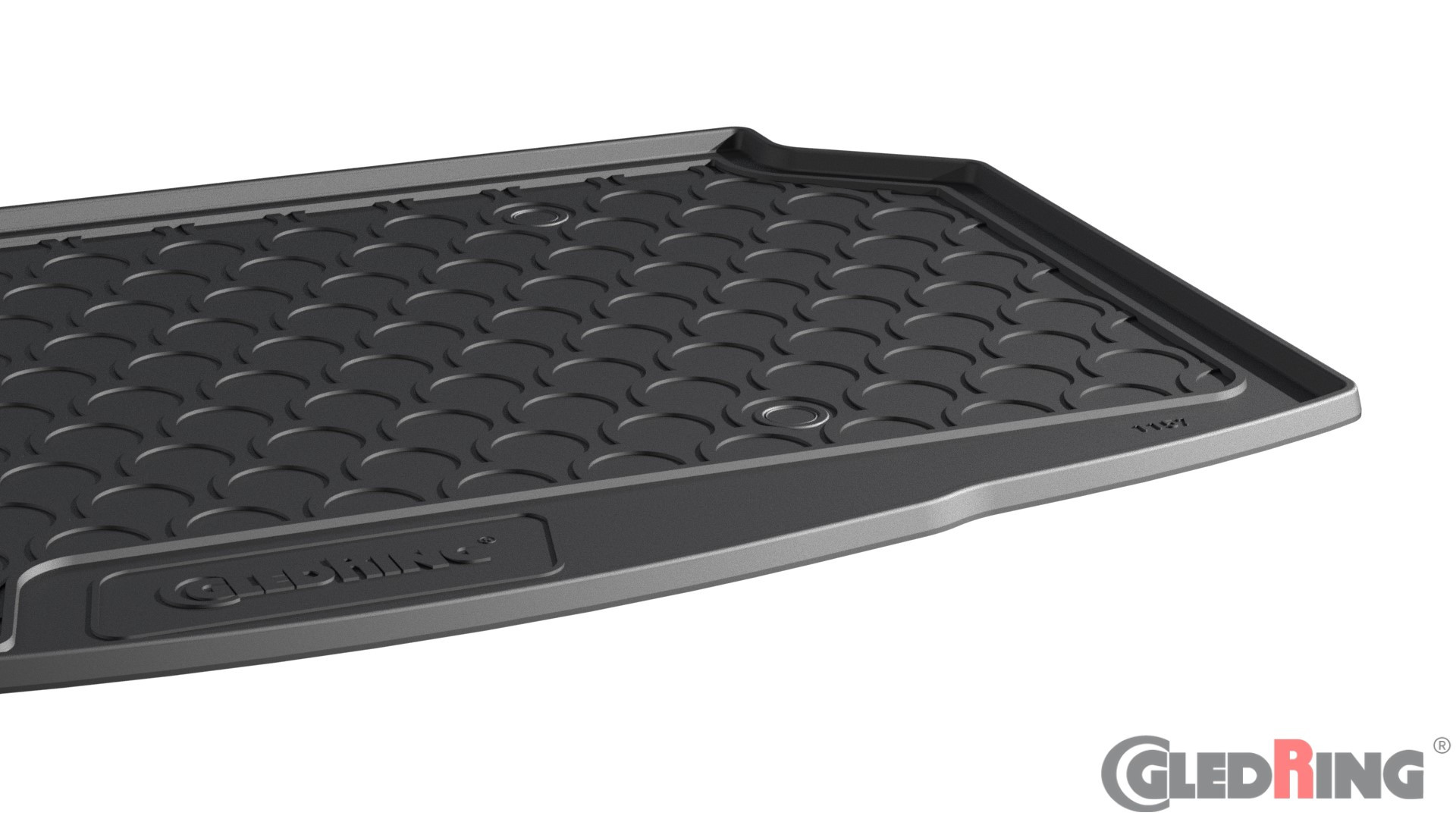 Original Gledring Premium Gummi Kofferraummatte - TOYOTA Yaris (Tiefer standard Boden) 2020->