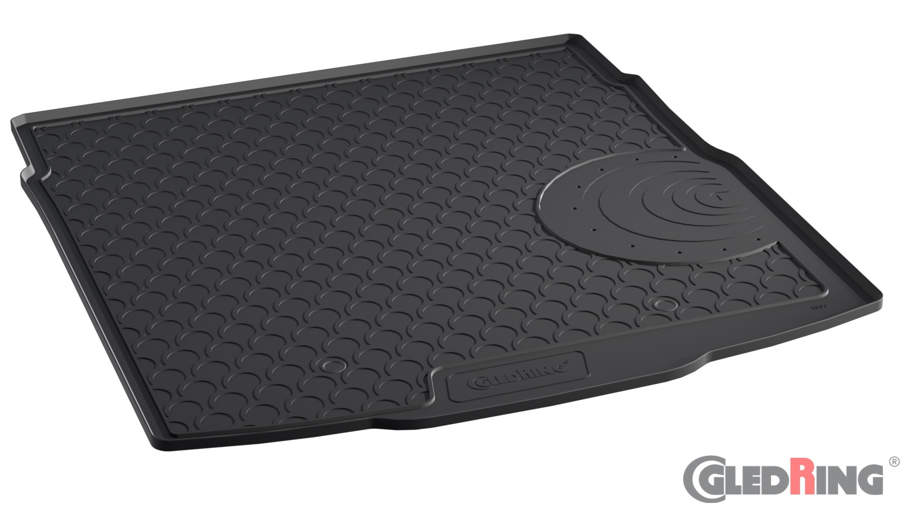 Original Gledring Premium Gummi Kofferraummatte - VOLKSWAGEN Passat 3G Sedan (Tiefer Boden) 2014->