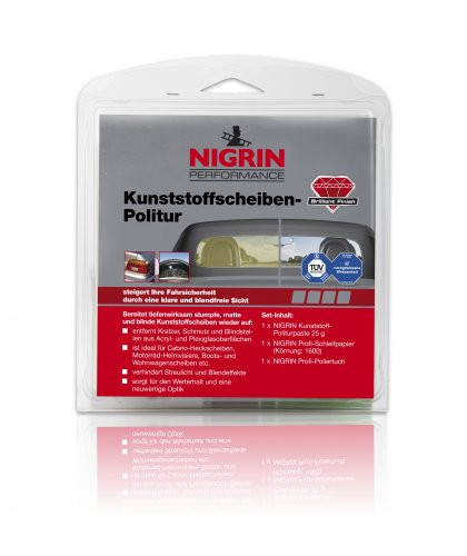 Nigrin Kunststoffscheiben-Politur Set