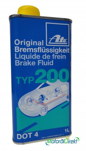 ATE Original Bremsflüssigkeit Typ 200 DOT 4 - 1 Liter