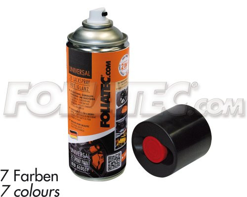 Foliatec Universal 2K Lackspray, rot glänzend