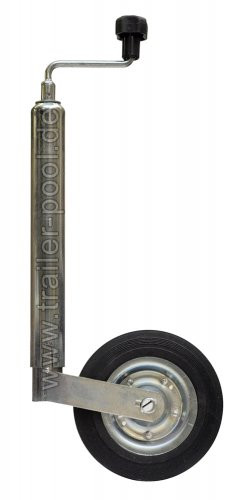 Trailer Pool Stützrad 48 mm, mit Blechfelge,ohne Befestigungen