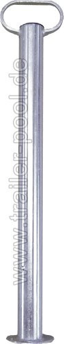Trailer Pool Schiebestütze m. Metallgriff, L 600 mm, 50 mm Ø