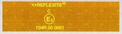 Trailer Pool 4 Meter Reflexfolie, rot, 50 mm breit