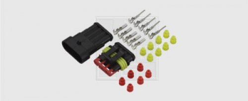 Superseal Steckverbinder-Set 4-polig, 4 x 1,5 mm², DIN 40050-9