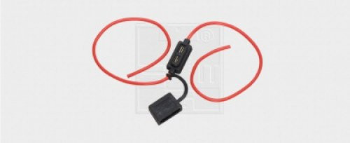 Sicherungshalter für Flachstecksicherungen, mit Kabel 2-25A /2,5mm² 1Stk.