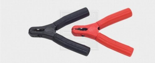 LA Ladezangen vollisoliert Set max. 100 A, für 35 qmm Kabel, schwarz/rot 2Stk.