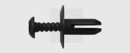 Schraubniet MERCEDES-BENZ, schwarz 5Stk.