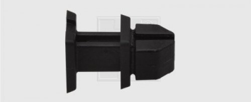 Zierleistenklammer, schwarz 5Stk.