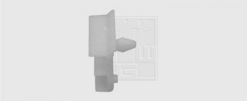 Zierleistenklammer, farblos 4Stk.