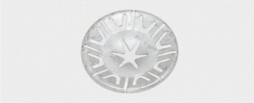 Klemmscheibe VAG, silber, Metall 8Stk.