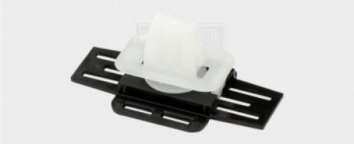 Clip für Pollenfilterabdeckung FORD, schwarz, Kunststoff 1Stk.