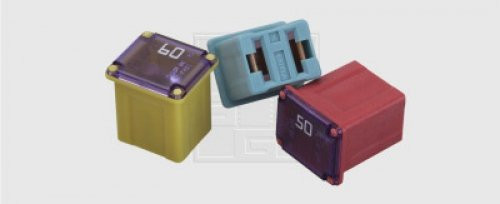 Blocksicherung Typ J LowProfile, 50 AMP, rot