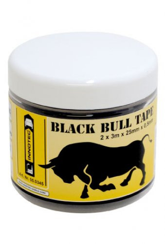 Innotec Selbstvulkanisierendes Band | Black Bull Tape 3 m x 25 mm x 0,5 mm
