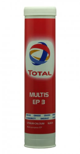 Total Multis EP 3 Mehrzweck-Hochdruckfett (EP-Lithium/Calcium-Schmierfette | MB 267.0) Braun 400g