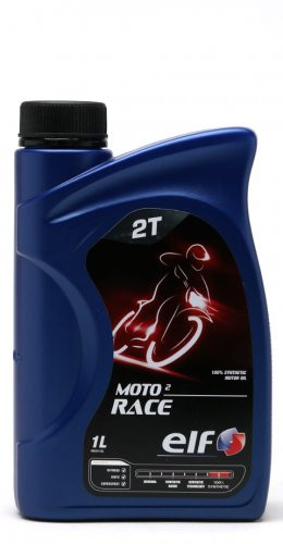 Elf Moto 2 Race 2-T vollsynthetisches 100% Ester Motorrad Motoröl 1l