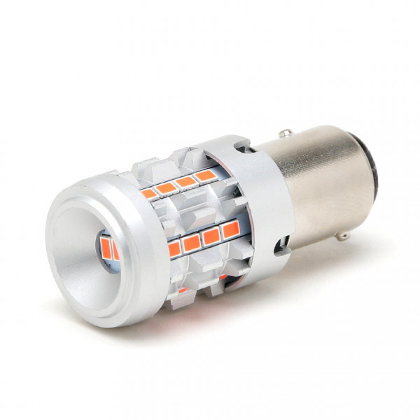 LIMOX LED Metalsockel P21/5W Bay15d 26x 3030 SMD Rot 100 % Canbus Inside