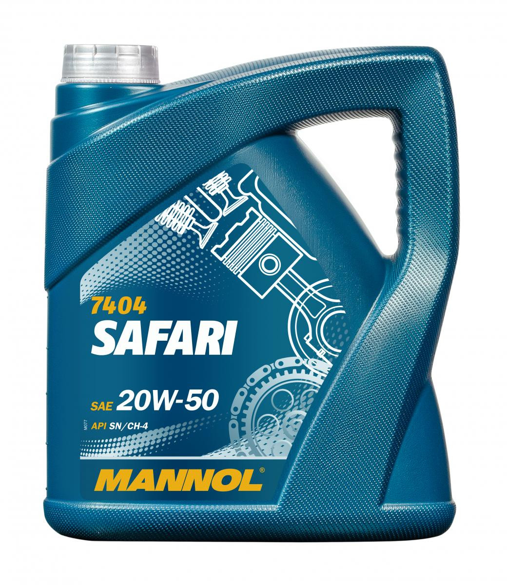 Mannol 7404 Safari 20W-50 mineralisches Motoröl 4l Kanister