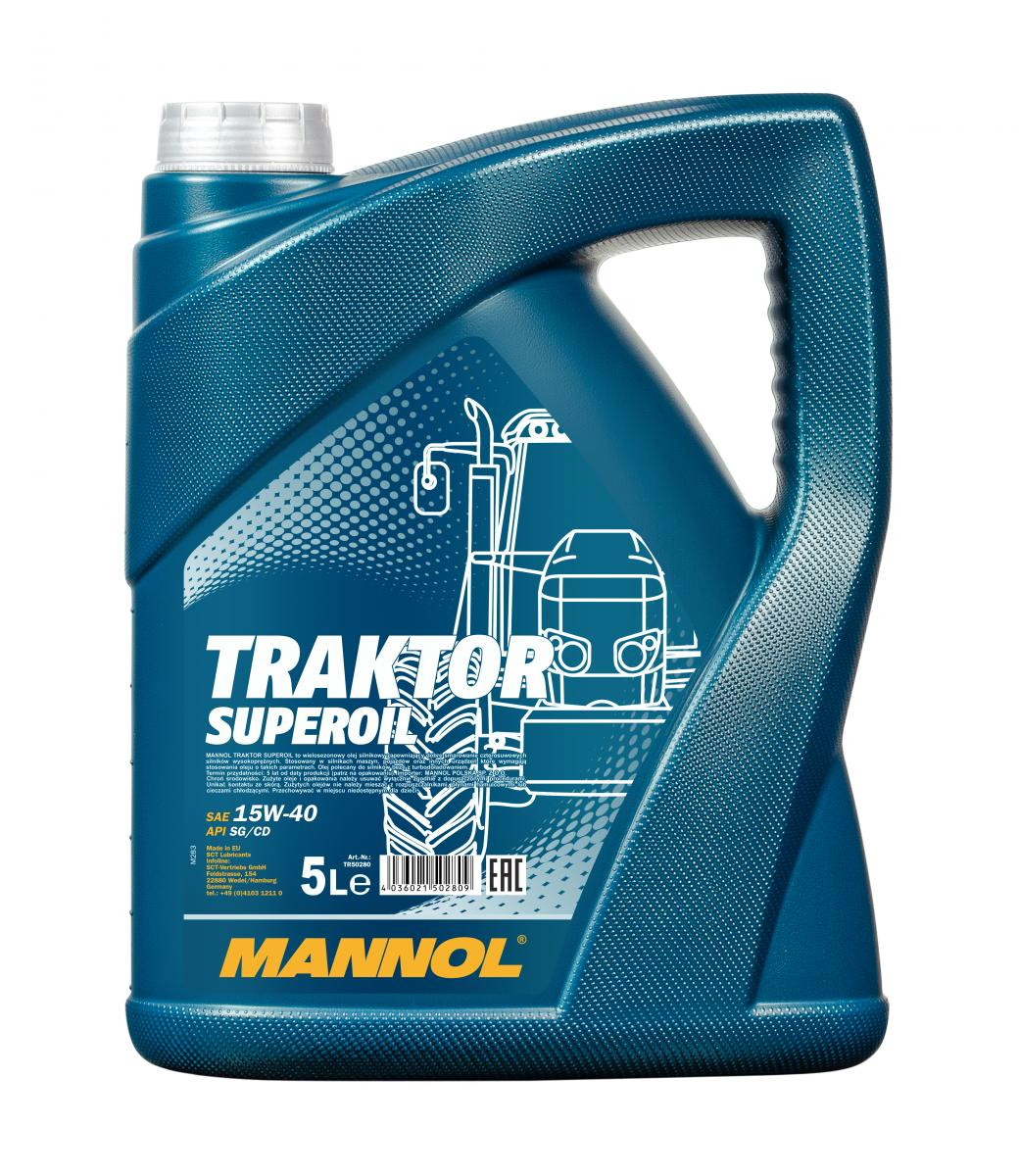 Mannol 7406 Traktor Superoil 15W-40 mineralisches Motoröl 5l Kanister