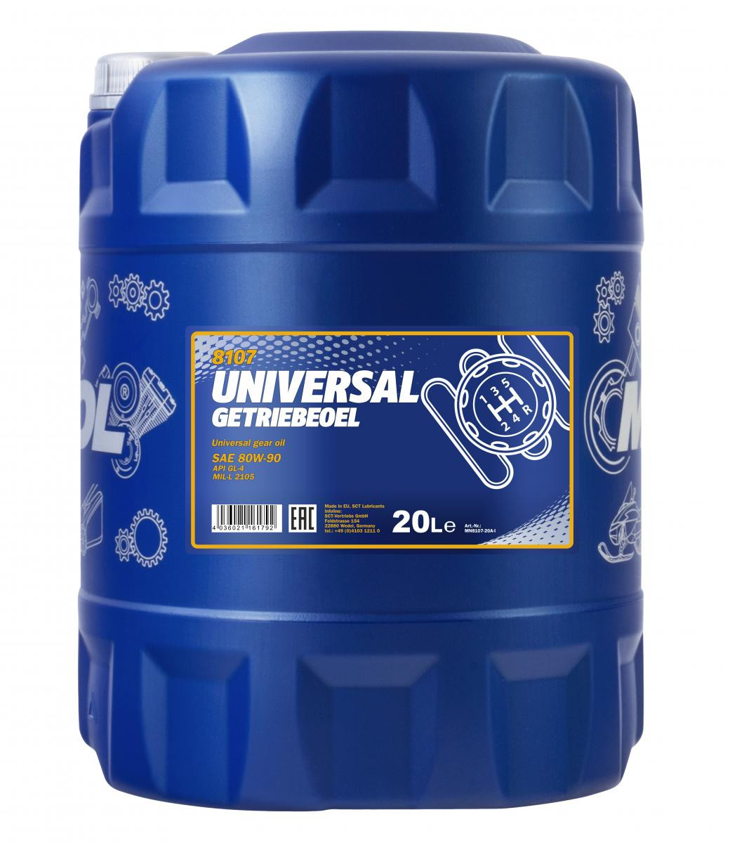 Mannol 8107 Universal 80W-90 Getriebeöl 20l Kanister