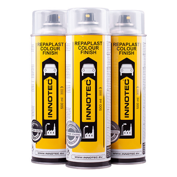 Innotec Repaplast Colour Finish Better Care Kunststofflack 500 ml schwarz