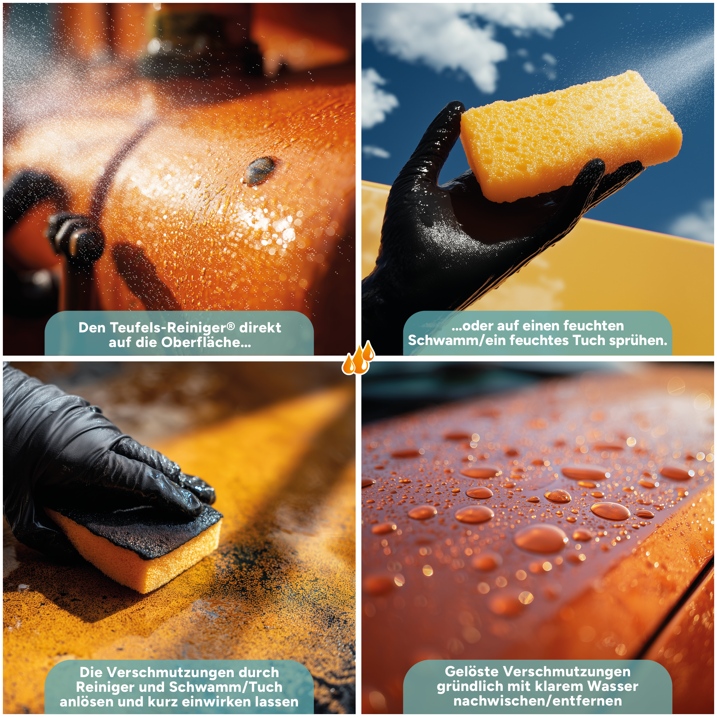 Tuga Chemie - Teufels-Reiniger (Intensiv alles Reiniger) 1L Spraydose