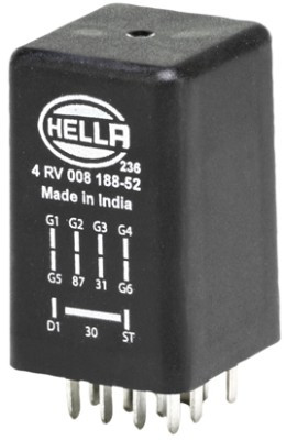 HELLA Steuergerät, Glühzeit