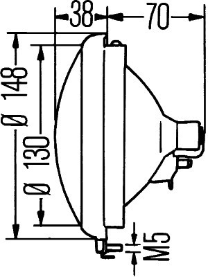 HELLA Scheinwerfereinsatz, Hauptscheinwerfer