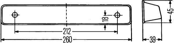 HELLA Kennzeichenleuchte