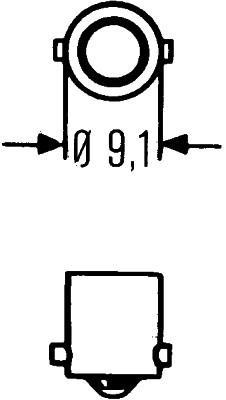 HELLA Glühlampe, Innenraumleuchte
