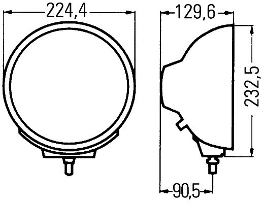 HELLA Fernscheinwerfer