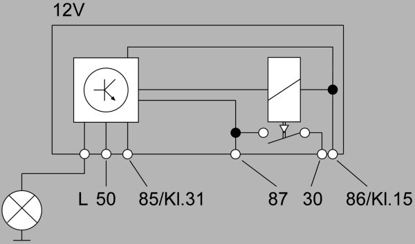 HELLA Steuergerät, Glühzeit